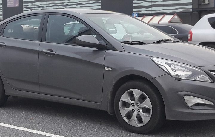 Hyundai Solaris, седан, вид спереди